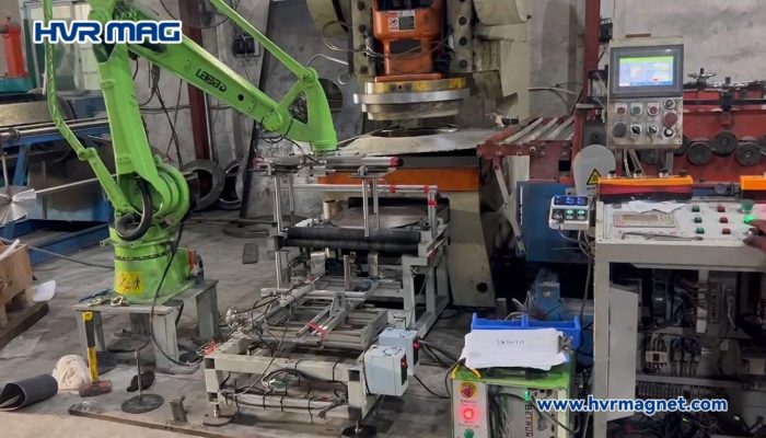 60T Stamping Machine Magnetic Quick Mold Change System for Round Steel Sheet Stamping