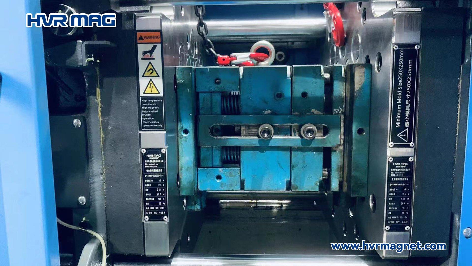 magnetic platens clamping molds