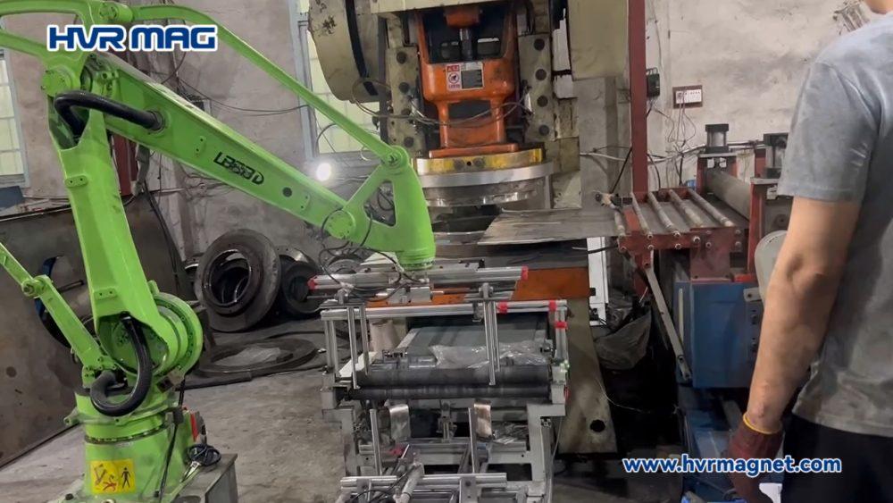 magnetic quick die change system for punch press