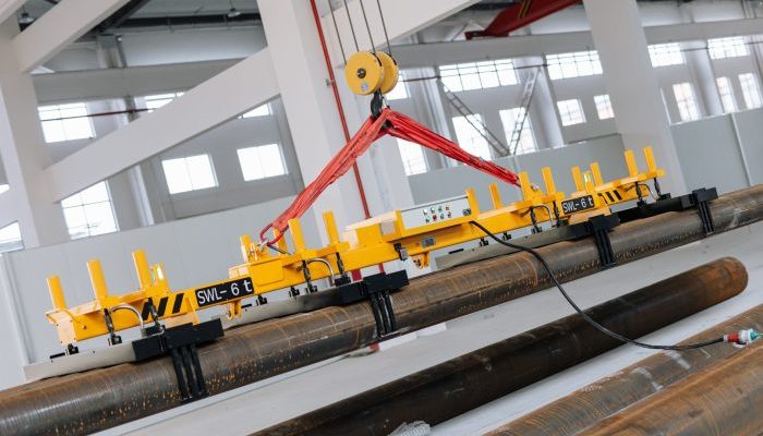 electro magnetic steel pipe lifter