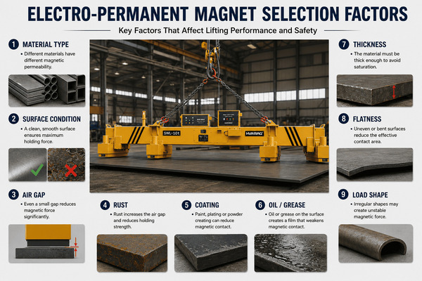 electro permanent magnet selection factors electro permanent magnet selection factors