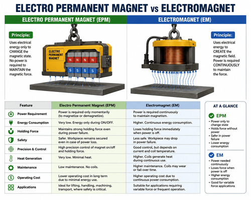 electro permanent magnet vs electromagnet electro permanent magnet vs electromagnet