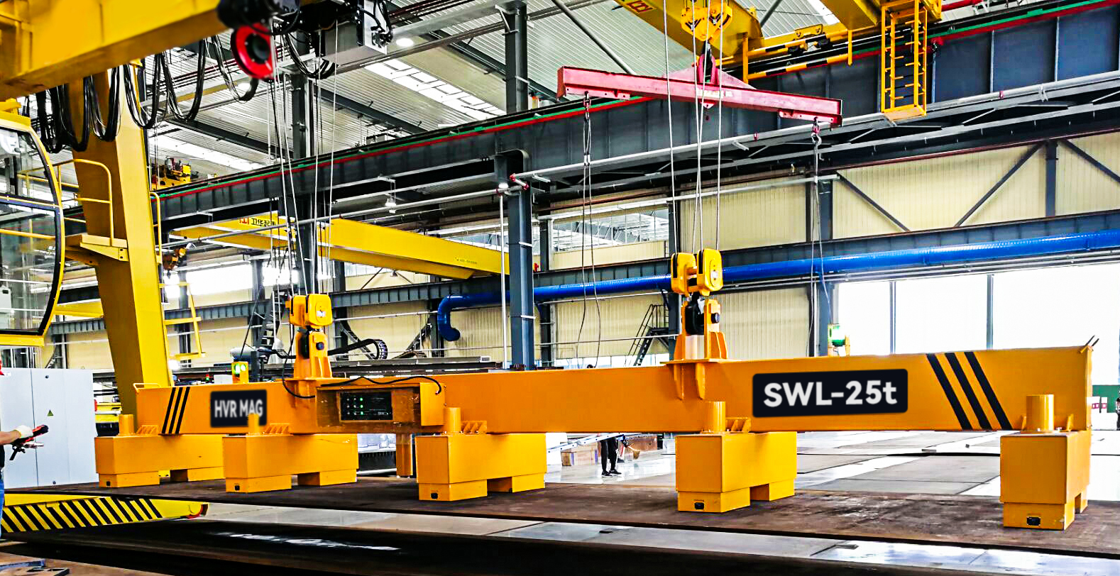 Lifting magnet for single plate